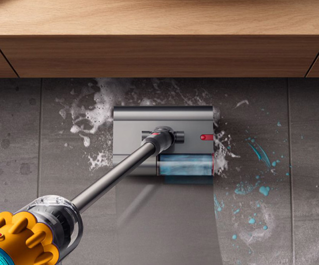 Вертикальний + ручний пилосос (2в1) Dyson V12s Detect Slim Submarine Yellow/Nickel (499067-01)